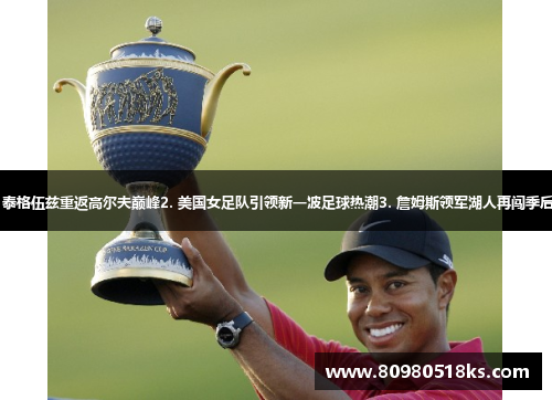 1. 泰格伍兹重返高尔夫巅峰2. 美国女足队引领新一波足球热潮3. 詹姆斯领军湖人再闯季后赛